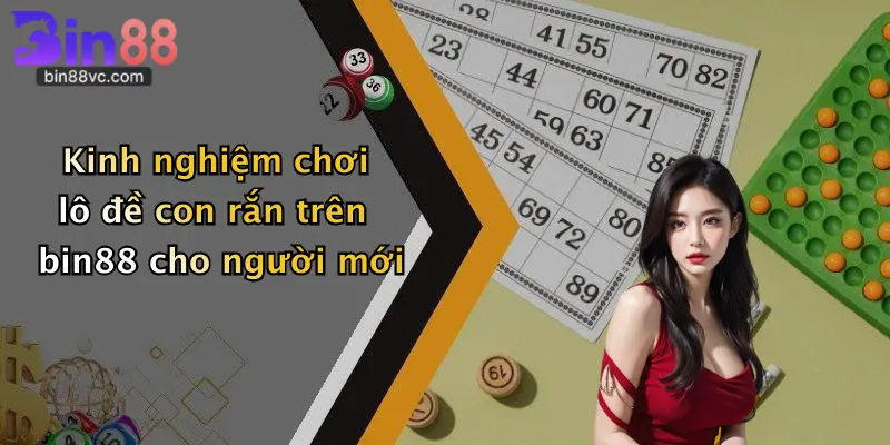 Kinh nghiệm chơi lô đề con rắn trên bin88 cho người mới