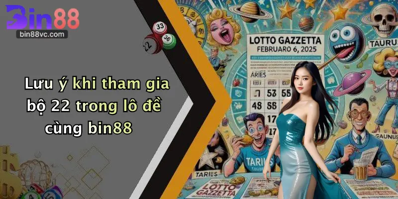Lưu ý khi tham gia bộ 22 trong lô đề cùng bin88