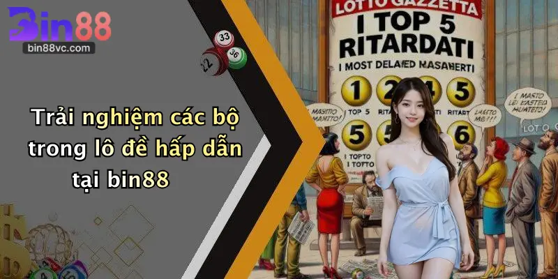 Trải nghiệm các bộ trong lô đề hấp dẫn tại bin88